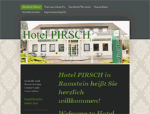 Tablet Screenshot of hotel-pirsch.de